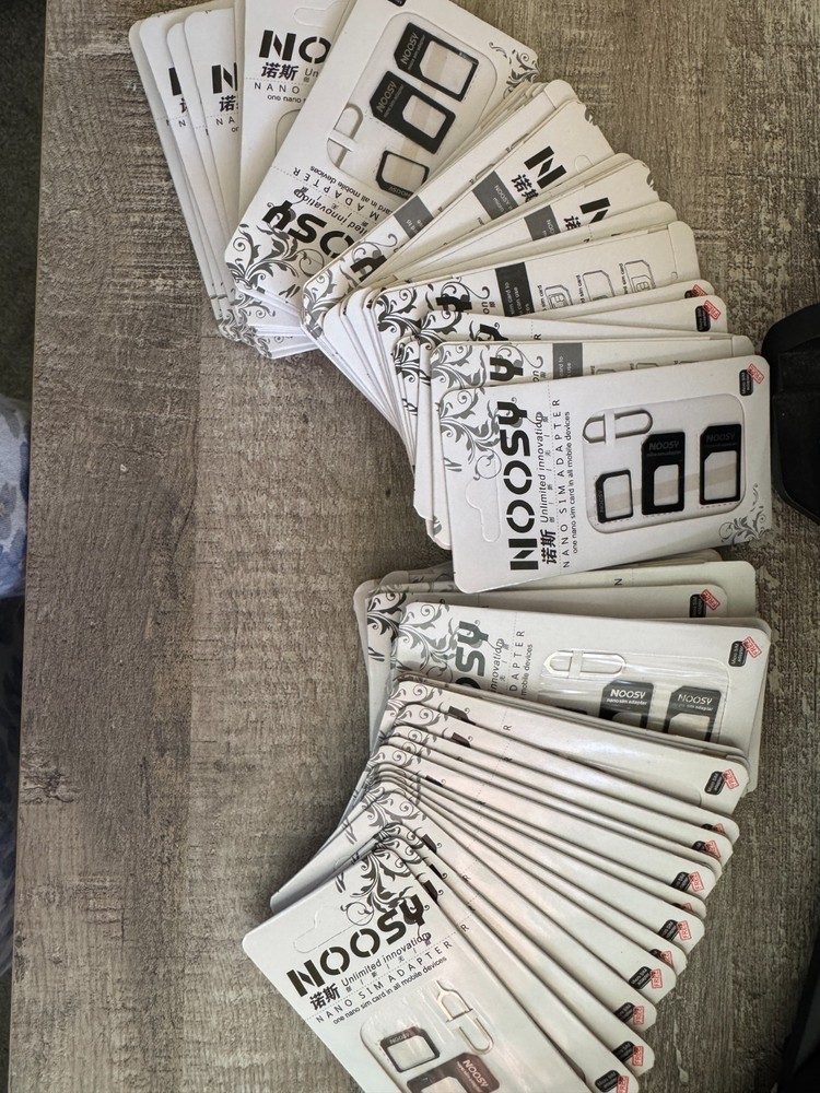 Noosy SIM Card Adapter Nano Micro Standard & SIM Ejector IPhone Android +