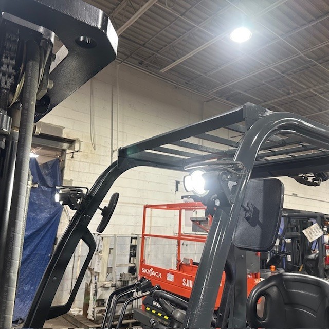 2021 Toyota 8FDU25 5000lb Used Diesel Forklift Triple Mast Sideshift 6243 Hours