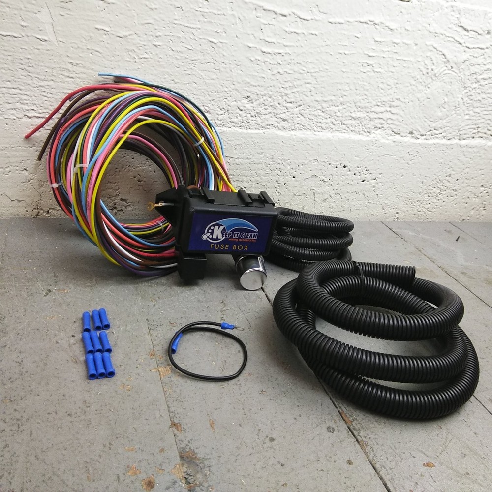 1968 - 1977 El Camino Ultra Pro Wire Harness System 12 Fuse complete long