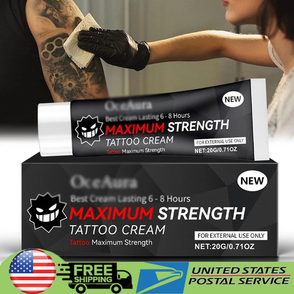 1~5PCS Tattoo Numibing Cream Gel 20g-Up to 6 Hours Extra Strength for Tattoos