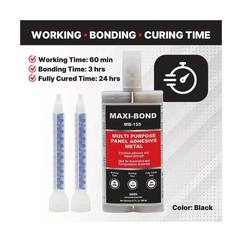 Maxi-Bond Multi-Purpose Panel Adhesive - Two Part Epoxy, Non-Sagging, High St...
