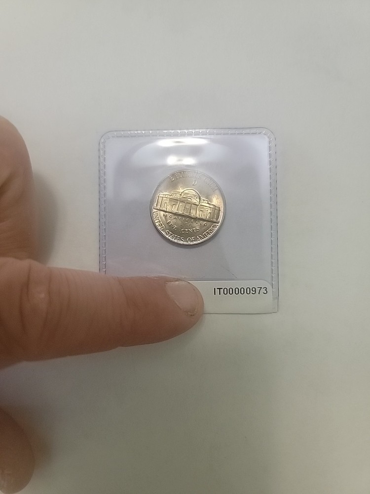 1945 d silver nickel MS