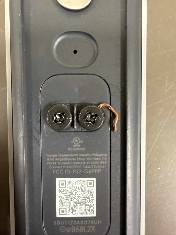 Google Nest Doorbell (Battery) - Ash