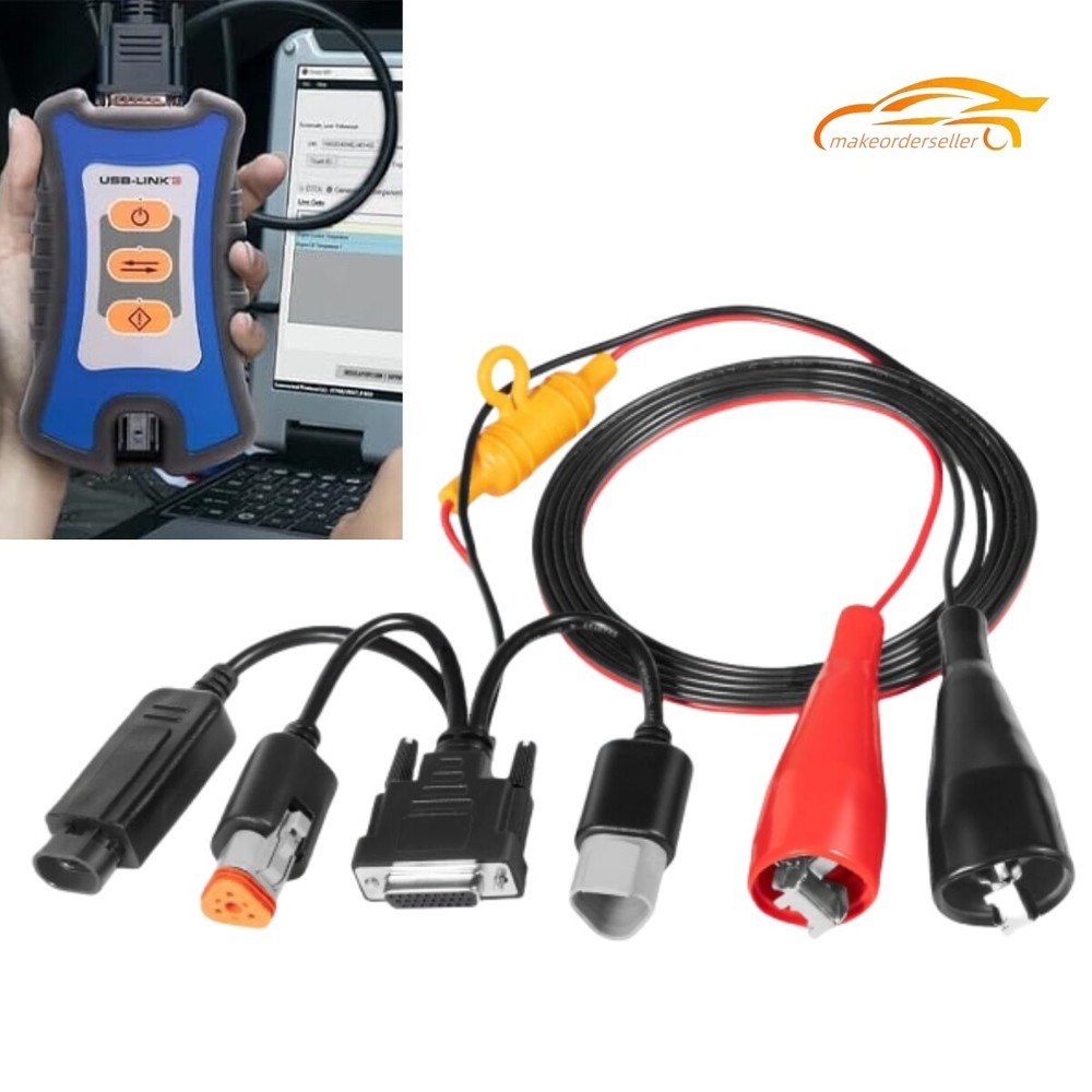 3-Pin Diagnostic Adapter Cable MPS-493033 for Nexiq USB Link 2&3, Cummins Engine