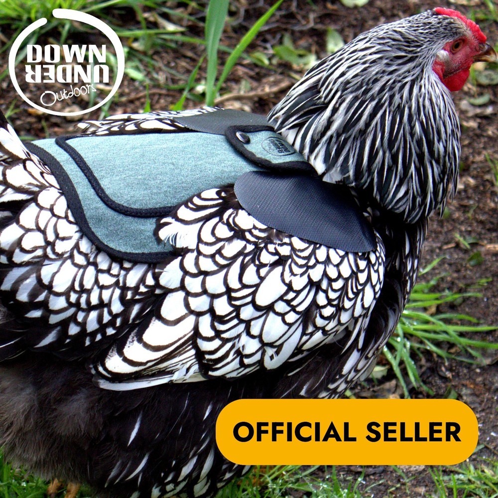 OFFICIAL DOWN UNDER OUTDOORS Medium-Large Chicken Saddle with Shoulder Covers