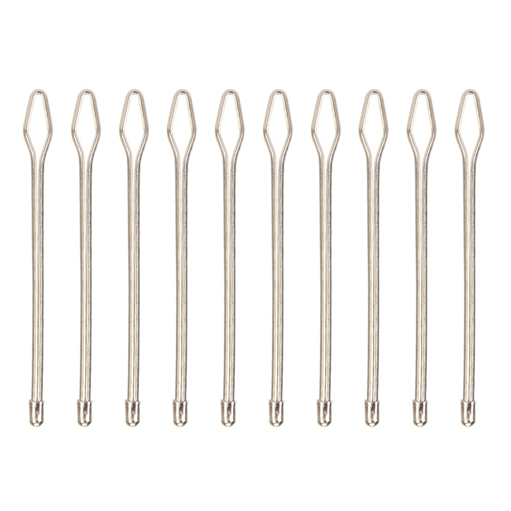 30pcs Drawstring Needle Threader Easy Pull Rust Protection Elastic Threader