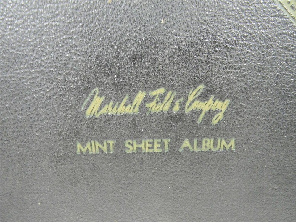 Marshall Field's Mint Sheet Stamp Album - !30 - 10C