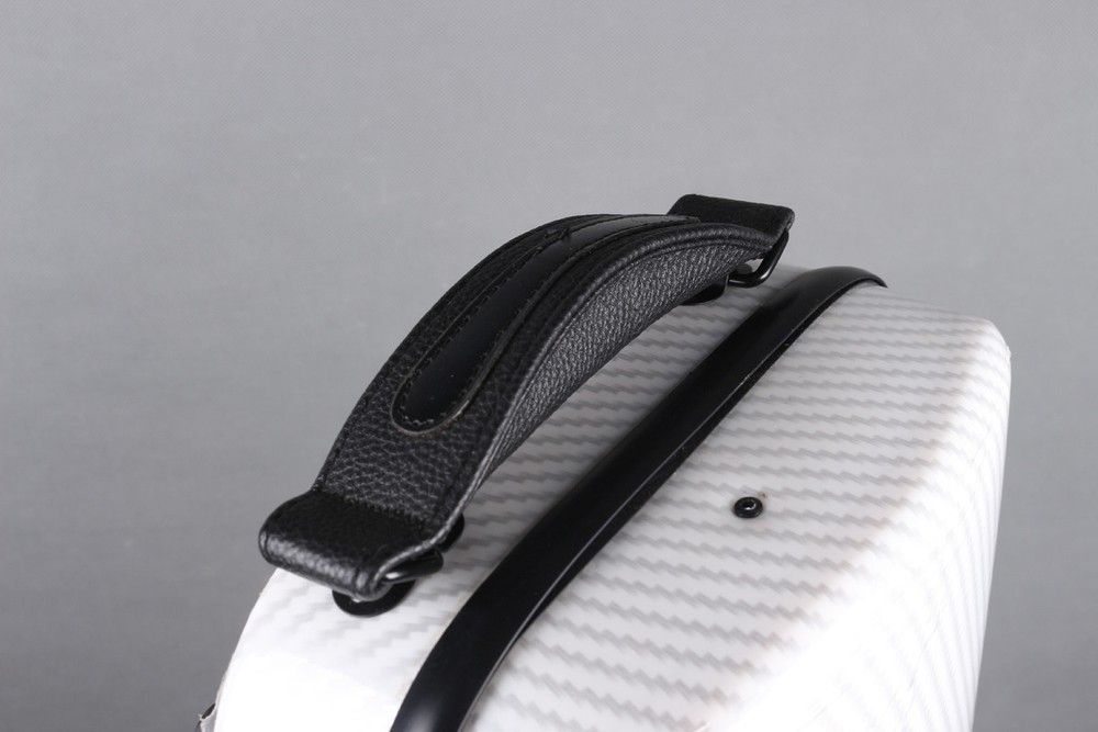 4/4 Size Violin hard case Carbon Fiber Oblong Case with Code Lock and Backstraps