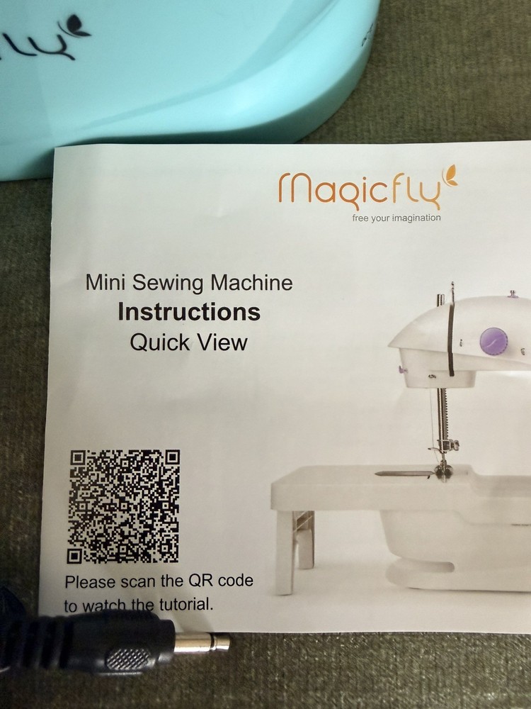 Magic fly Mini Sewing Machine with Extension Table & Sewing Kit for Beginners