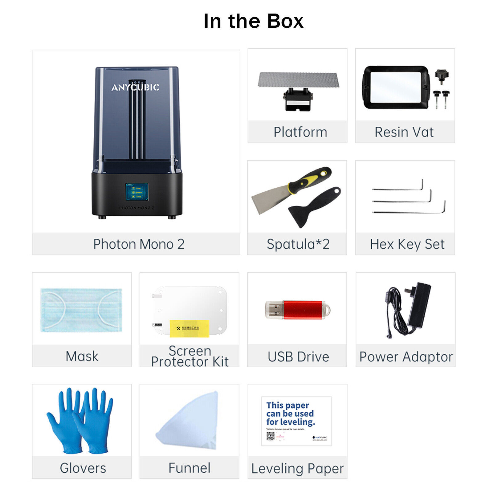 ANYCUBIC Photon Mono 2 Resin 3D Printer 6.6" 4K+ LCD Screen / Wash & Cure 3 lot