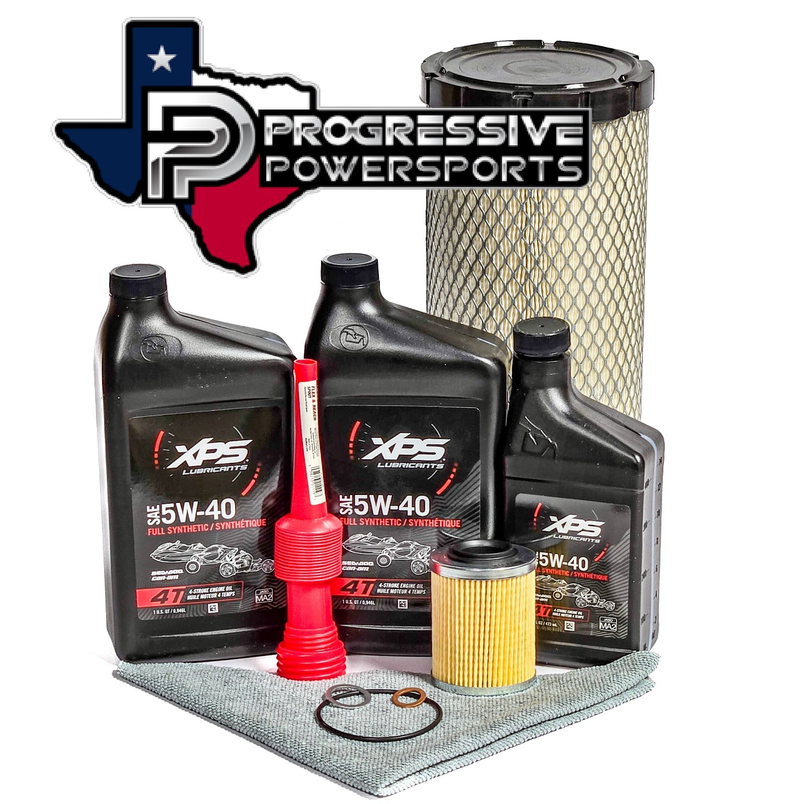 Can-Am HD7 / HD8 / HD9 / HD10 Defender Oil Change Kit W/ Air Filter C04