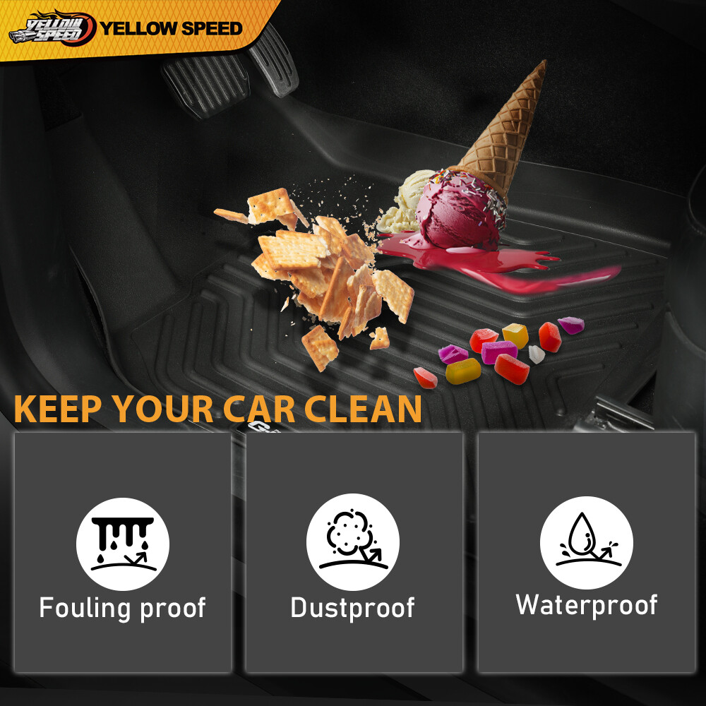 Floor Mats Fit For 2018-2022 Honda Accord Sedan Waterproof Protection Liners 3pc