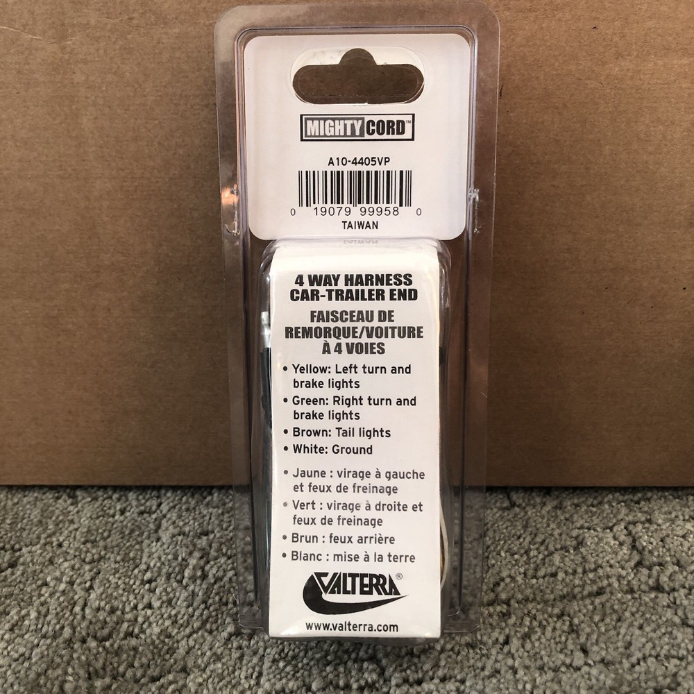 2 Pack Valterra A10-4405VP 4-Way Flat 12" Electrical Connector Loop