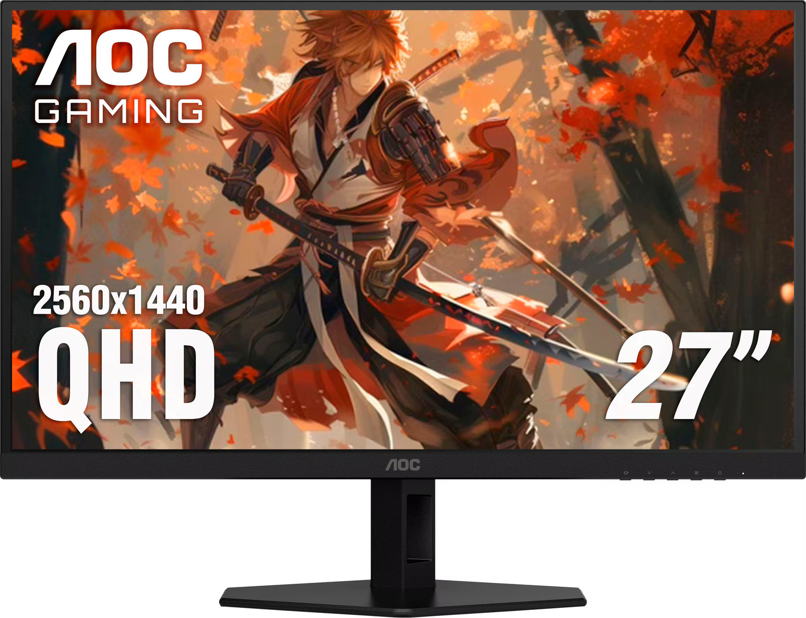 AOC - 27" Q27G40XMN Mini-LED, QHD, 180hz Gaming Monitor - Black