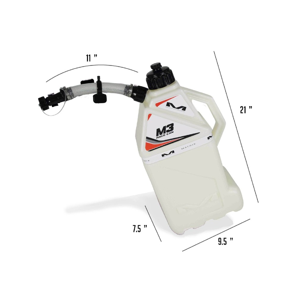 Matrix Concepts M3 4-Gallon Utility Can - White