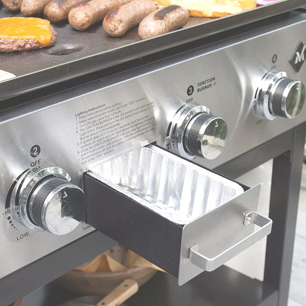 Grease Tray Liners/Drip Pans - 20-Pack - Replacement for Member's Mark Griddles