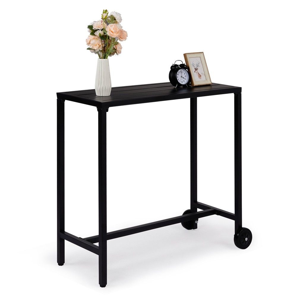 Rectangle Narrow Counter Height Table, Ideal Bar Height Table