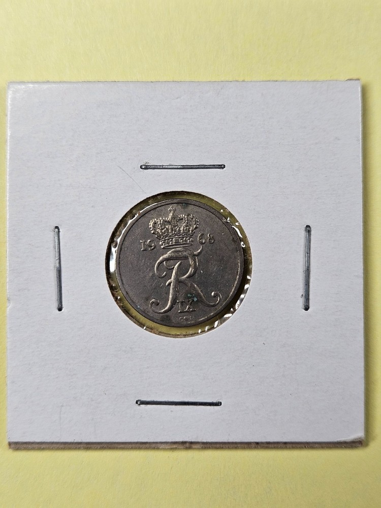 COINS - DENMARK - 10 ORE 1968