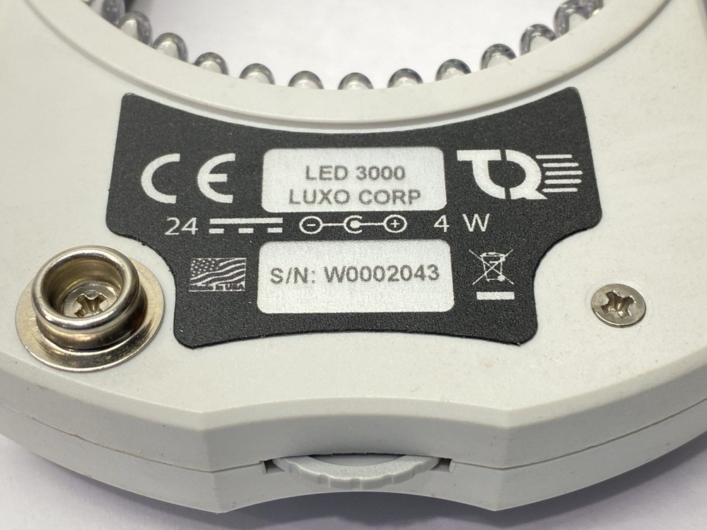 Luxo LED3000 Microscope LED Ring Light NO POWER SUPPLY
