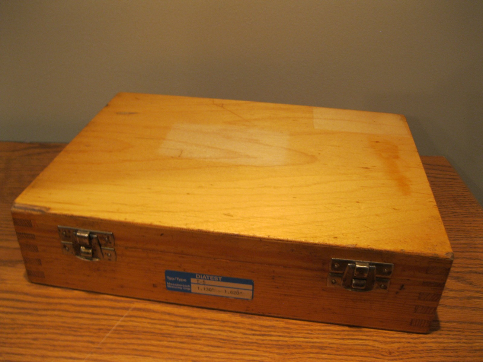 DIATEST THRU HOLE BORE GAGE 1.130-1.620 WITH 2 RINGS MACHINIST TOOLS