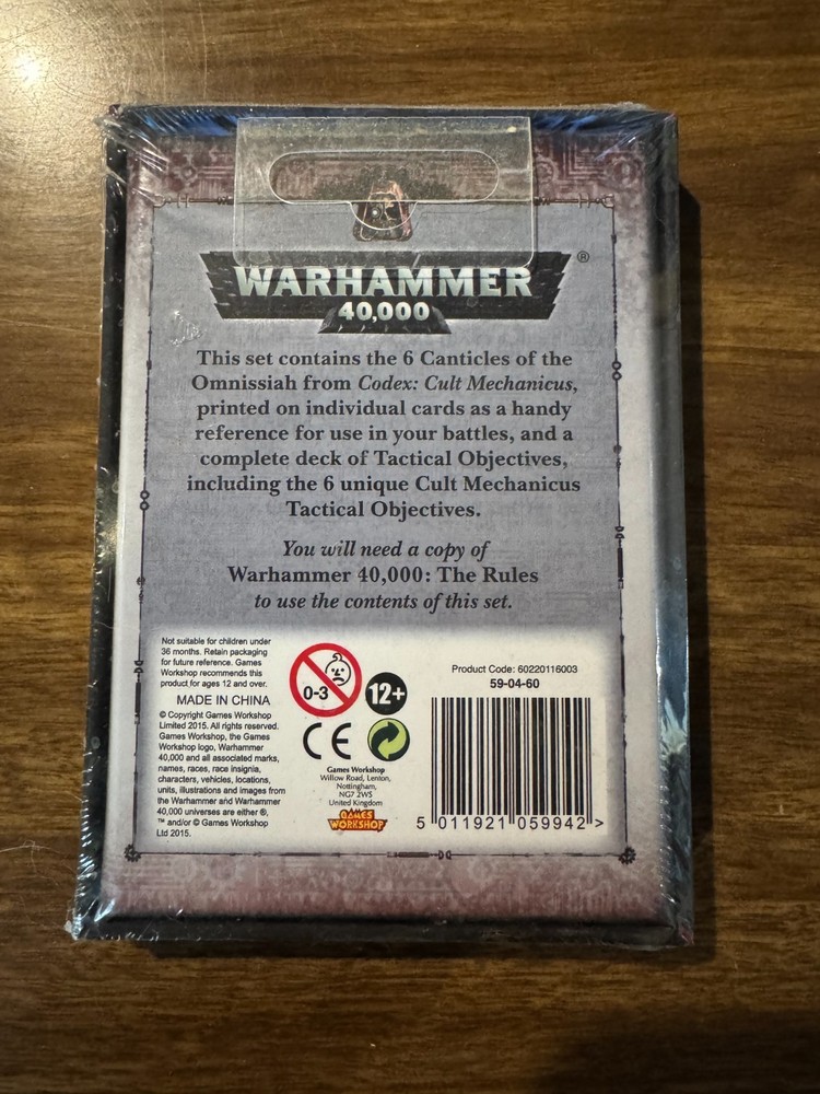 Warhammer 40k Cult Mechanicus Datacards 7th edition