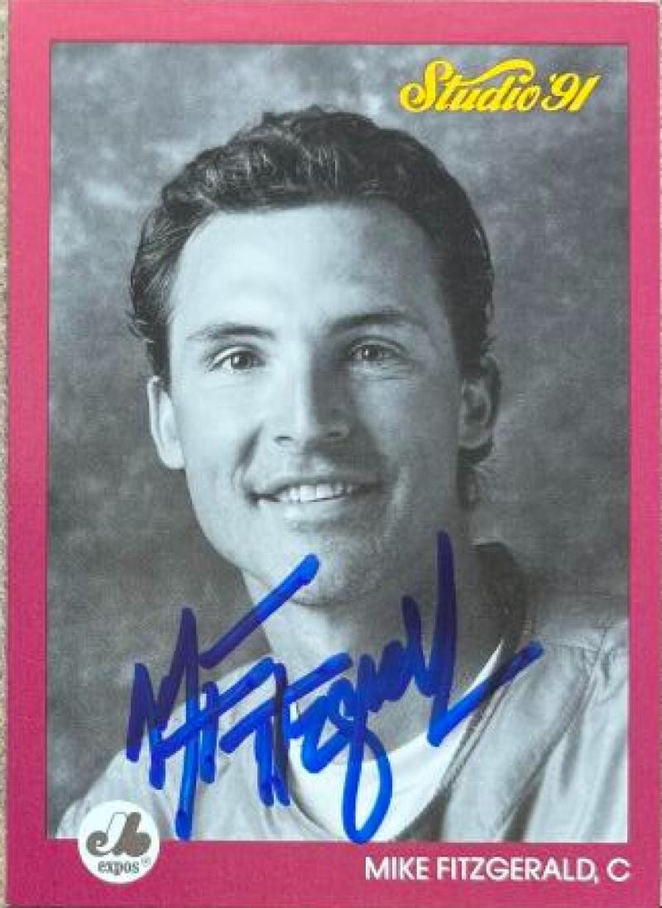 Mike Fitzgerald Autographed 1991 Studio #196