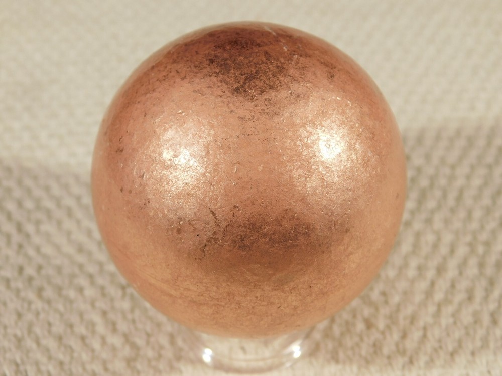 BIG! Super Heavy Solid COPPER SPHERE From Michigan 589gr