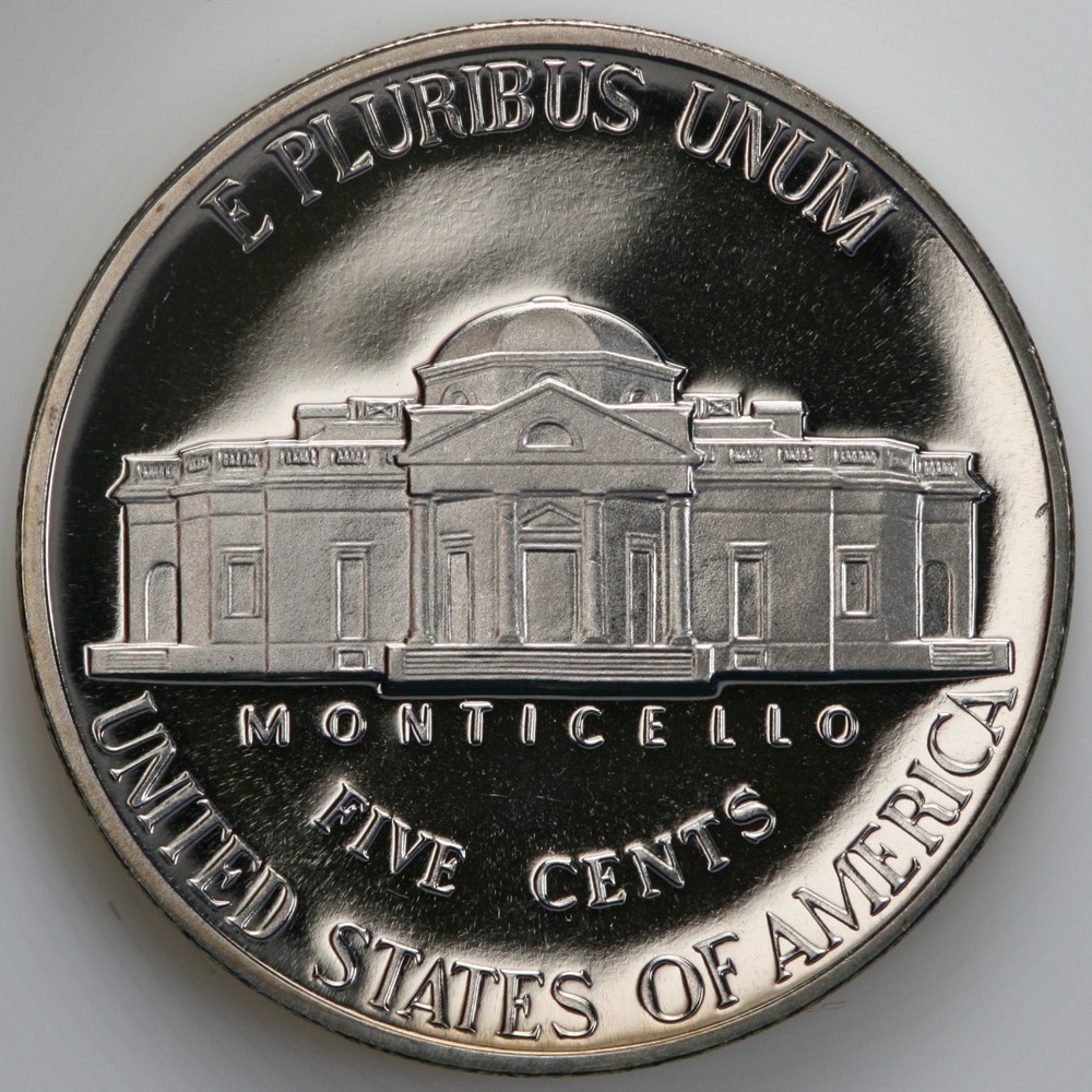 1992 S Gem DCam Proof Jefferson Nickel