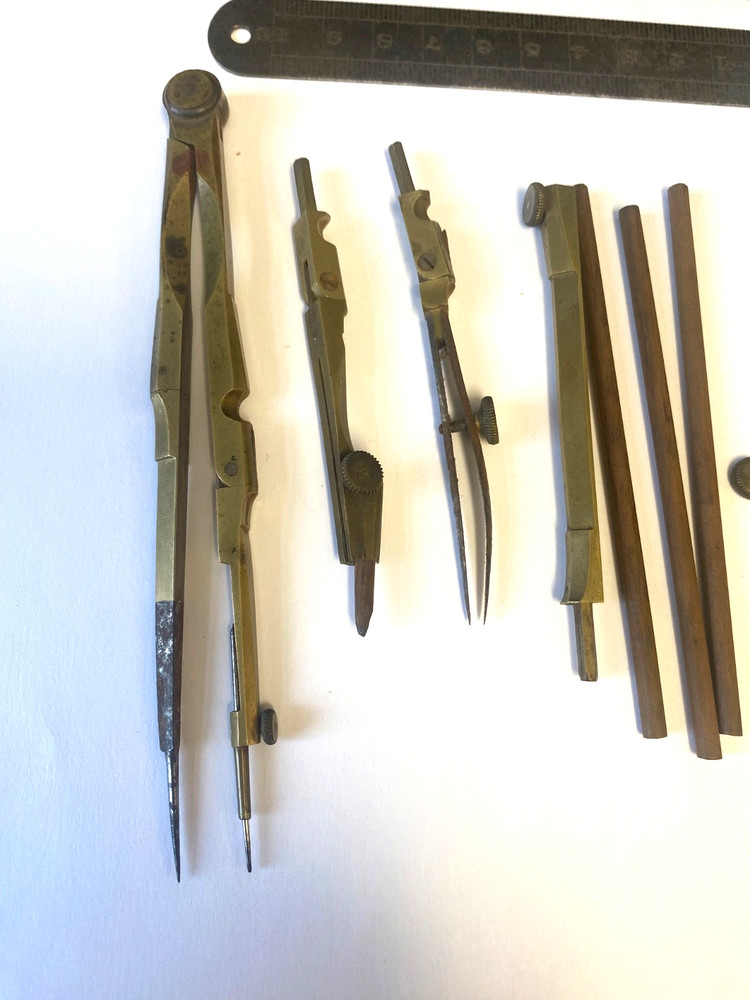 Vintage Draughtsmans Drawing Instruments
