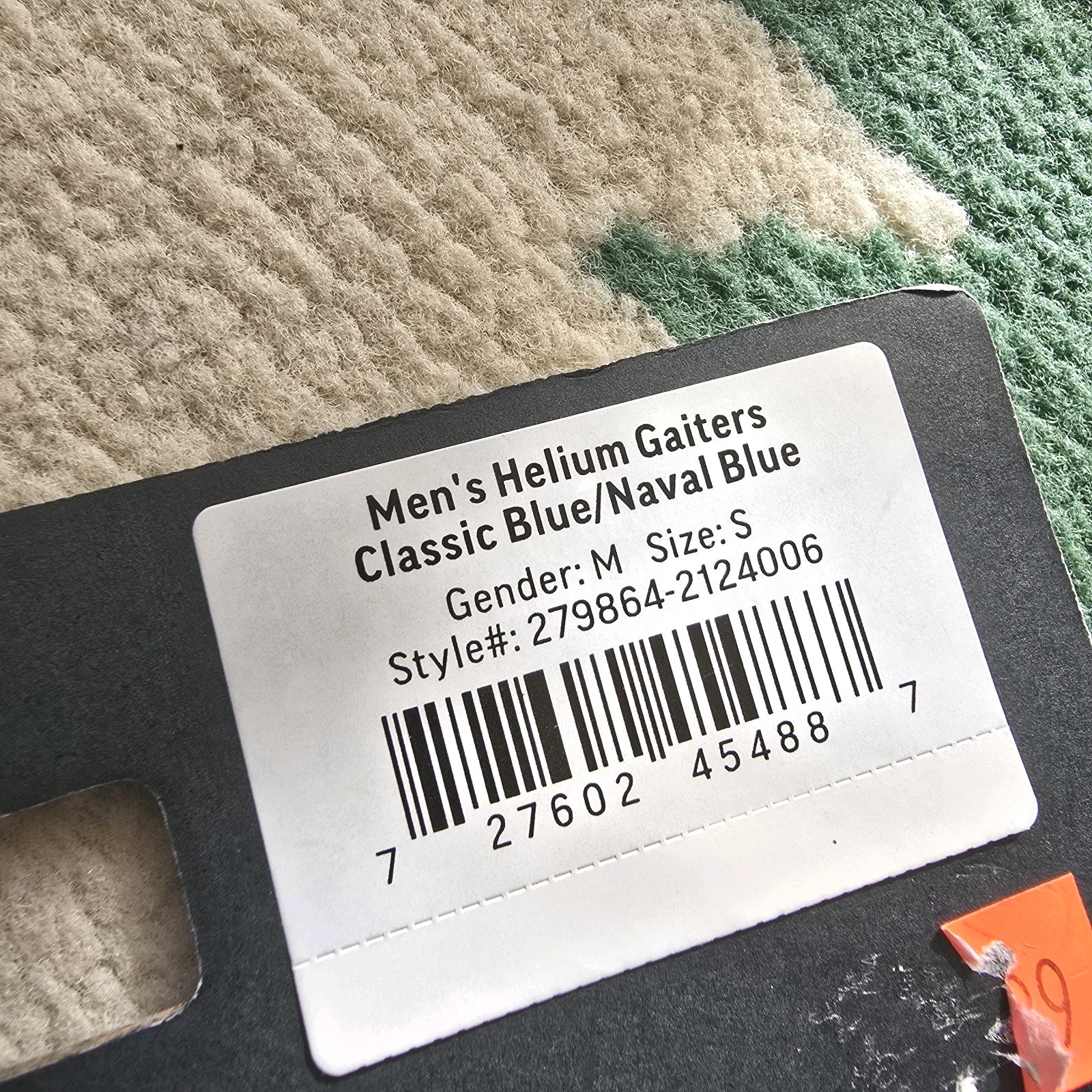 Outdoor Research Helium Gaiters Mens Small Naval Blue Pertex Shield Ski Hiking