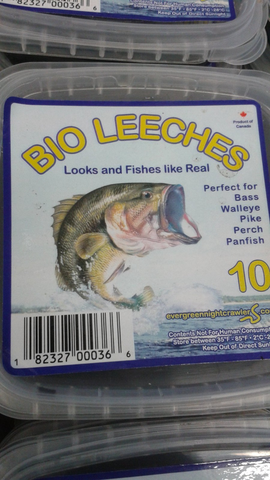 Bestbait Bio Leeches 3 Pack Looks and Fishes like real leeches