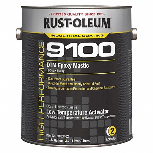RUST-OLEUM Low VOC Low Temperature Epoxy Coating Activator, 6H236