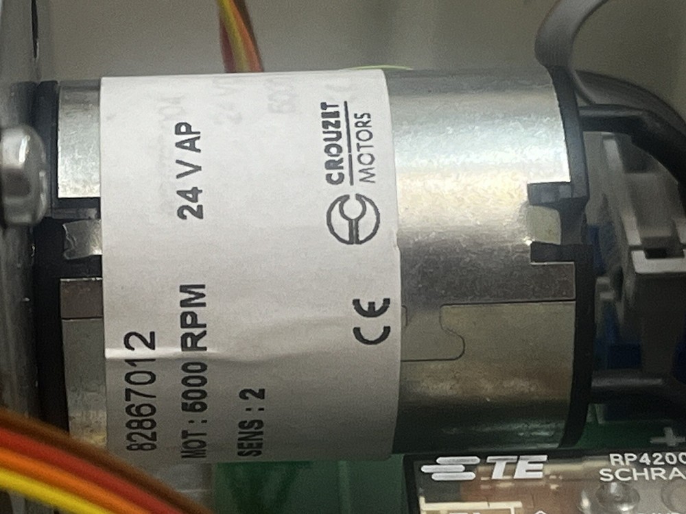 Control System Butterfly valve - 2.5" diameter. Crouzet Motor 9 Pin interface.