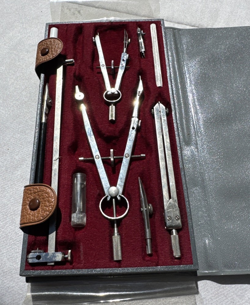 Vintage Tacro Drafting Set #3686 Made in Germany