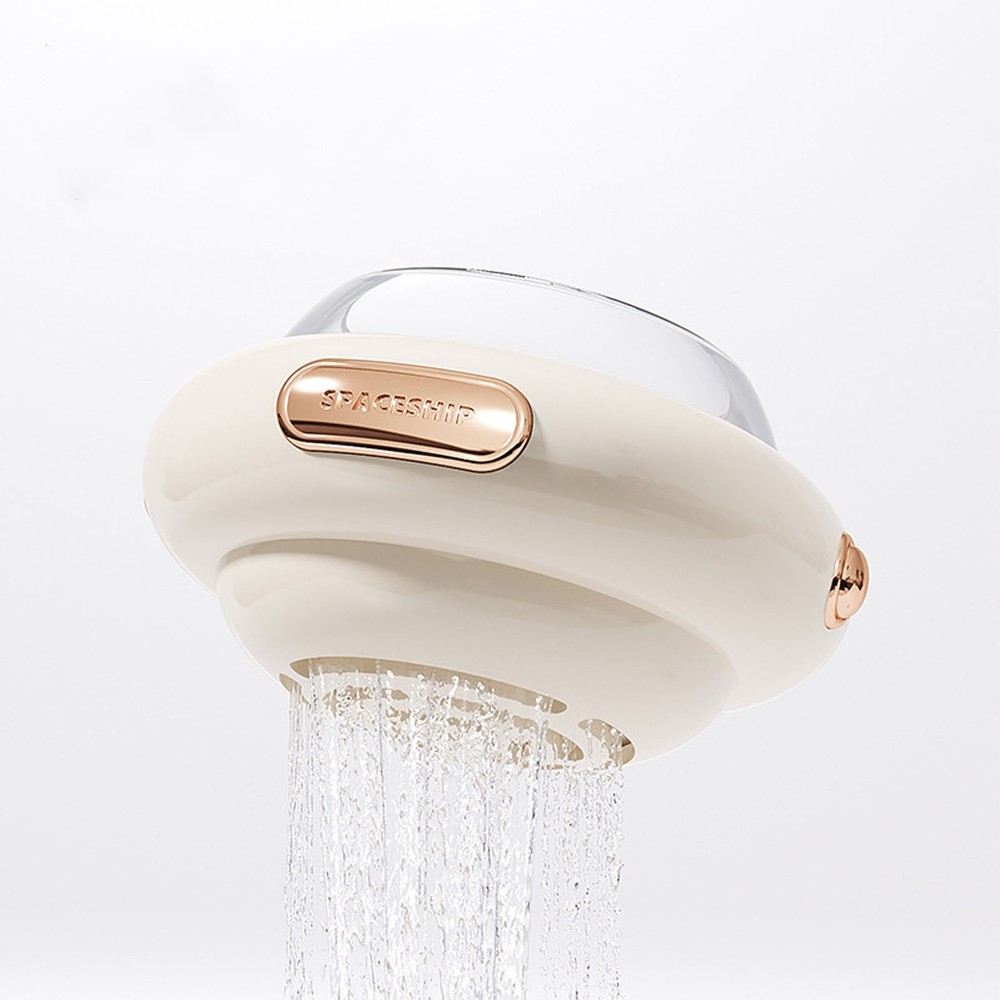 1-LED Bath Thermometer Cute Spacecraft Shape Temperature Alerts For Bathing Fun