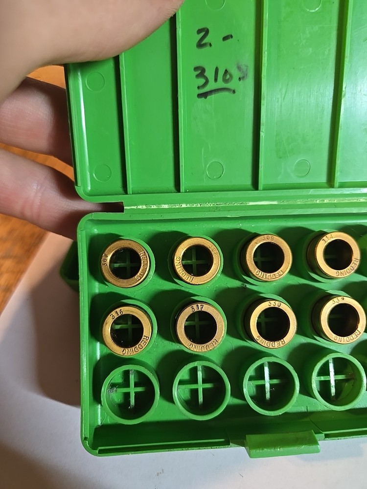 REDDING TITANIUM NITRIDE NECK SIZE BUSHING VARIOUS SIZES (SOLD INDIVIDUALLY)