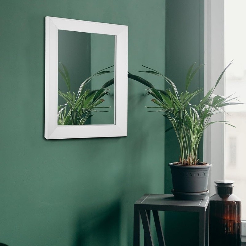 Beveled Wall Mirror HD Float Glass Easy Install Rectangular Home Décor 12x16 New