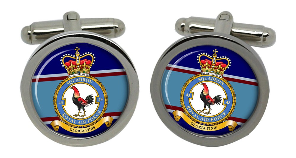 43 Squadron, RAF Cufflinks in Box