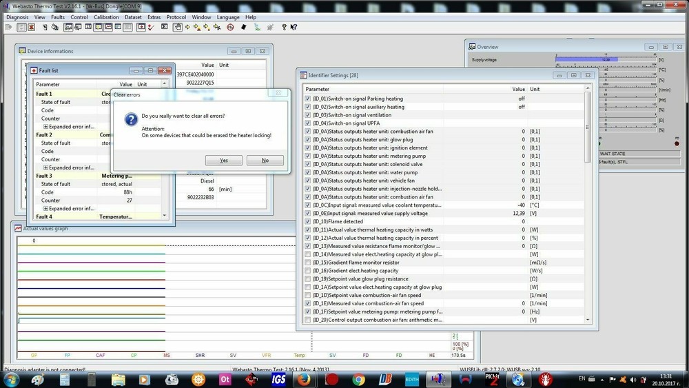 ДИАГНОСТИЧЕСКИЙ ИНТЕРФЕЙС НАГРЕВАТЕЛЕЙ Eberspacher Espar Edith & Webasto Thermo
