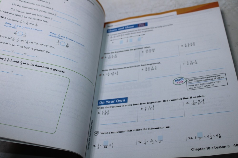 HMH Go Math Grade 4 Volume 2 PB Book UNUSED INSIDE