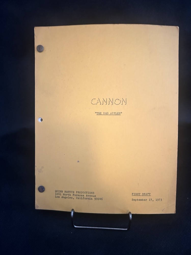 Cannon “The Bad Apples” Script First Draft
