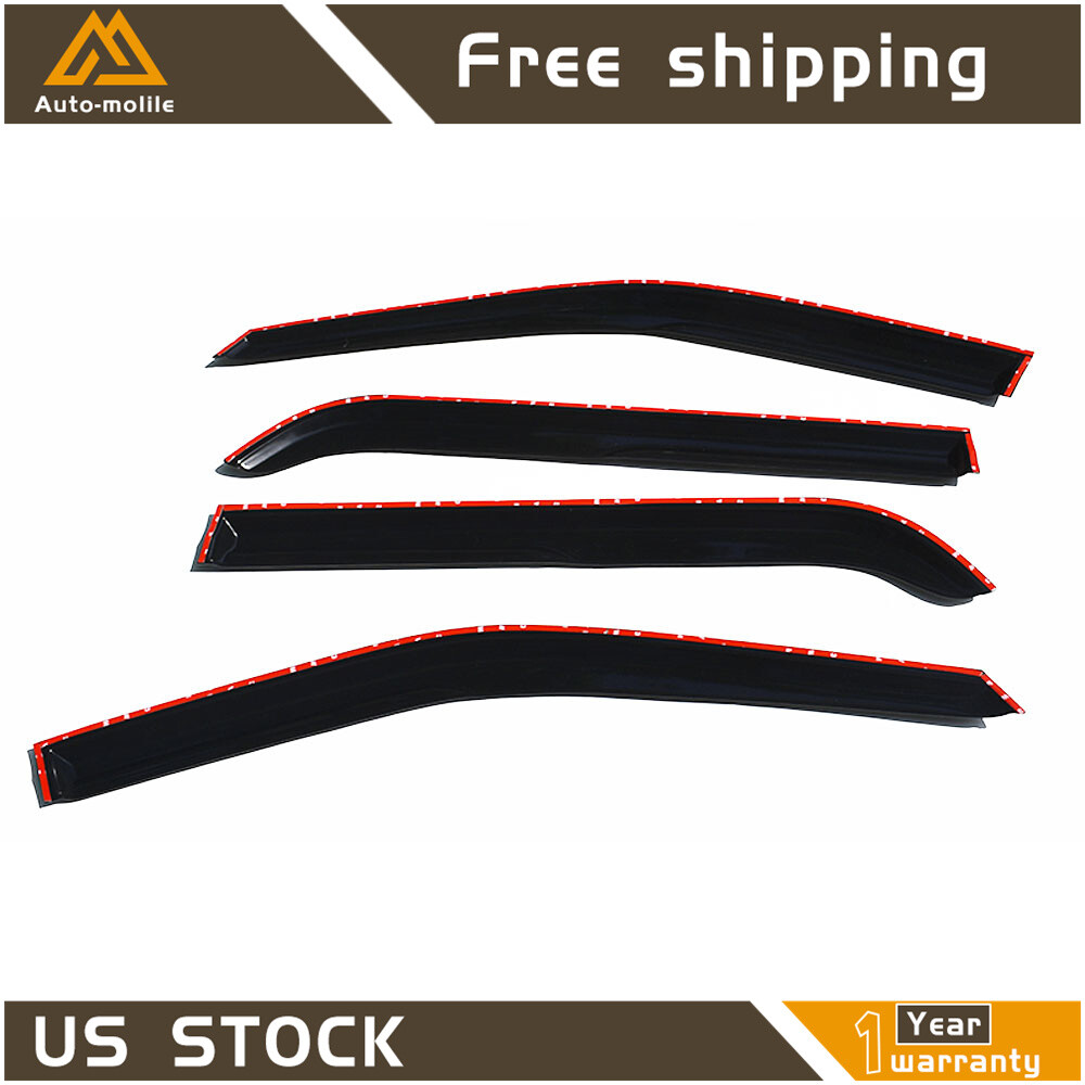 Wind Deflector Window Visors Vent Rain Guard Shield For Ford Explorer 2011-2019