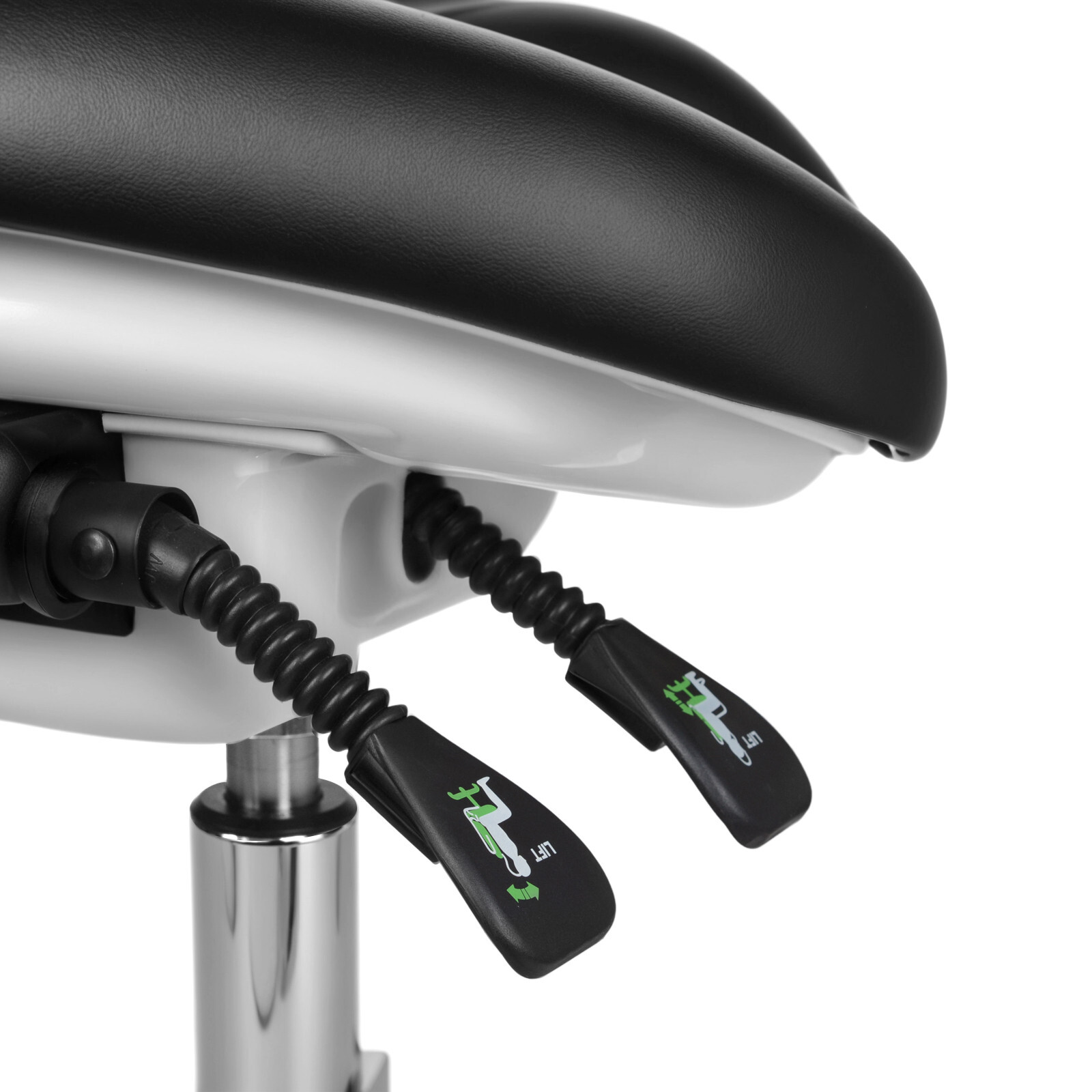 Dental Dynamic Microscope Chair Ergonomic Doctor Saddle Chair Foot Control USA