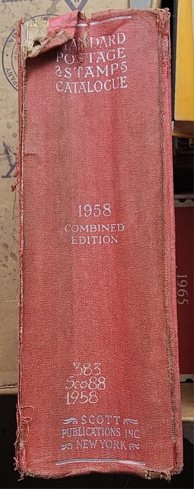 1958 Vol. I Scott Standard Postage Stamp Catalog Hardback
