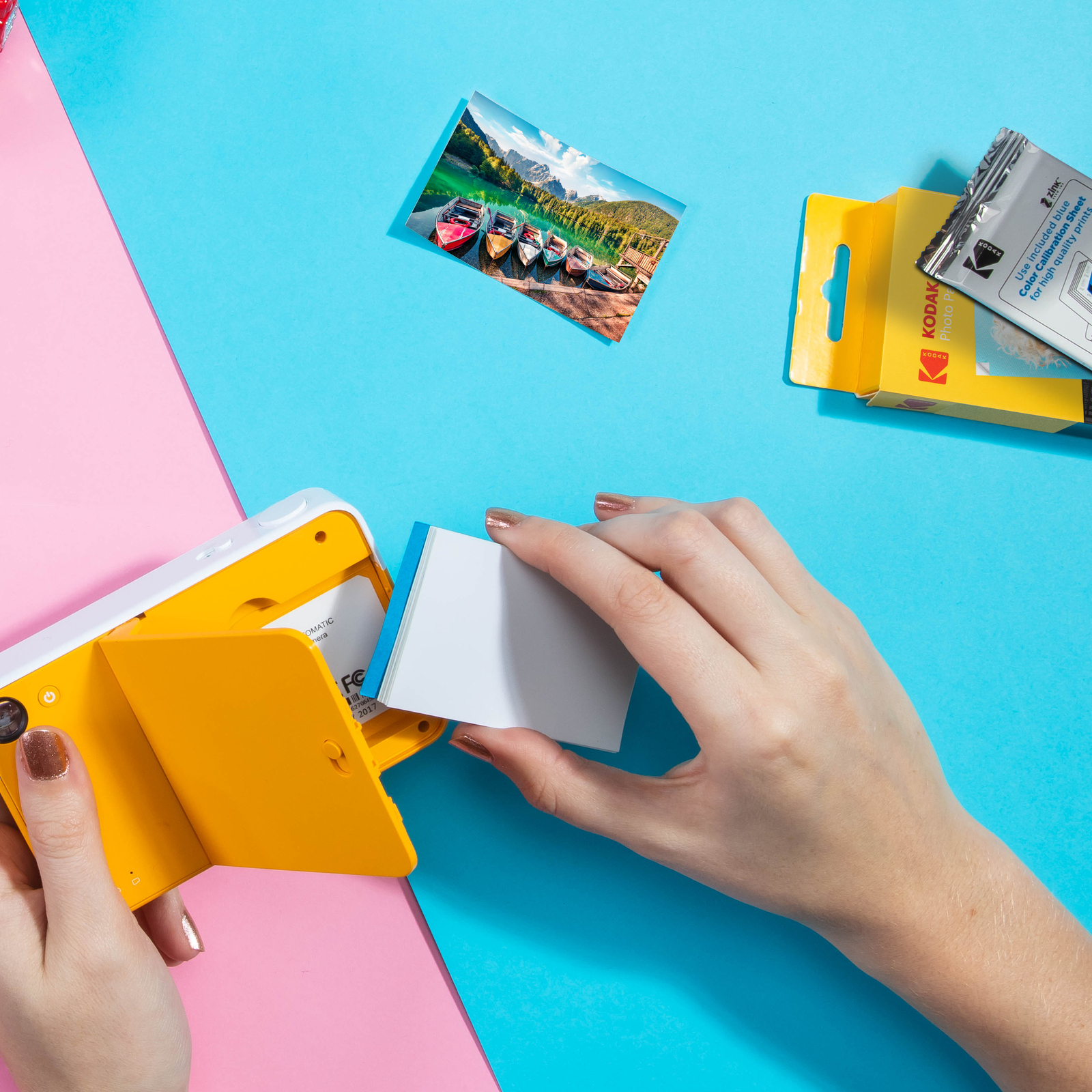 Kodak 2x3” Premium Zink Photo Paper - 20 Sheets Sticky-Backed Photo Paper