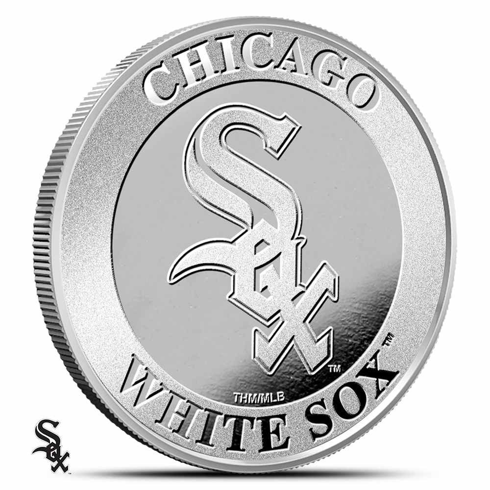 1 oz MLB Chicago White Sox Silver Round (BU)