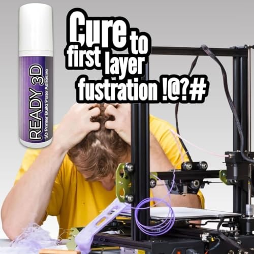 3D Printer Build Plate Adhesive - Excellent Hold and Easy Release - Versatile,