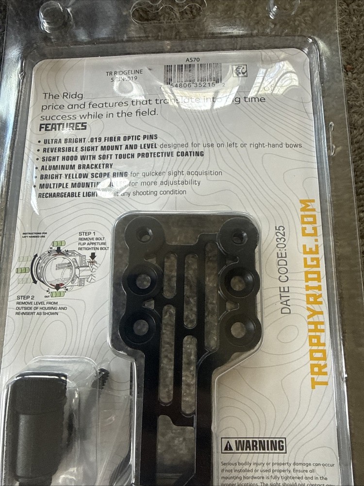 Trophy Ridge Ridgeline 5-Pin Compound Sight