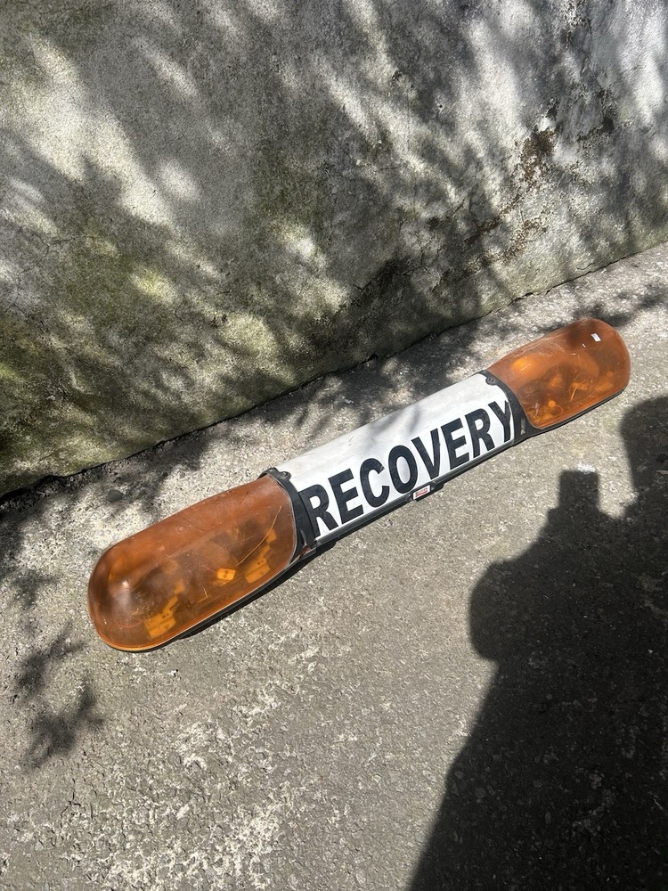 Orang Recover Warning Beacon Strip Light Untested Man Cave Ect