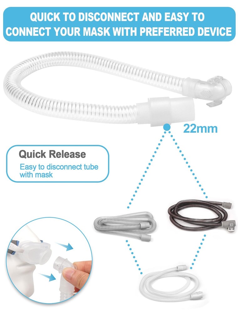 Replacement Set for P10 Series, Includes Headgear, 22 millimeters, Blue